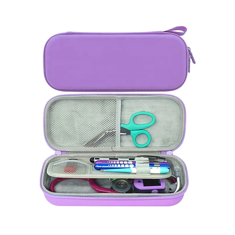 
Medical Littmann Storage Waterproof Portable carry pouch Hard Nylon Eva Stethoscope Case 