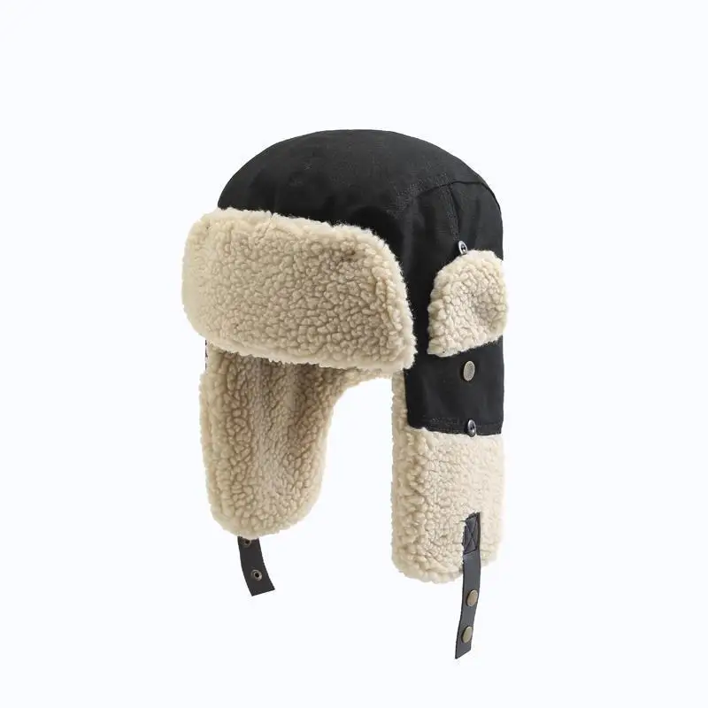 Winter Trapper Hat Trooper Aviation Hats for Men Women Snow Hat with Ear Flaps