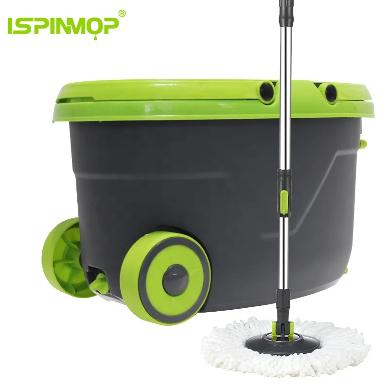 Cleaning magic spinning mop bucket with wheel easy wring and clean spinning mop 360 magic mop