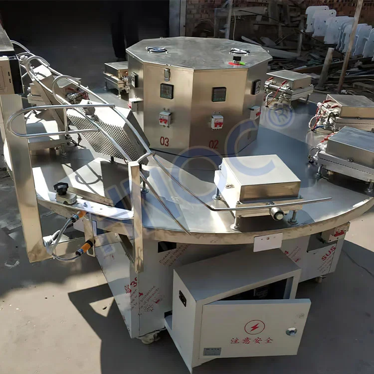 HNOC Commercial Semi Automatic Rolled Sugar Crispy Cone Baking Machine Ice Cream Cone Making Machine