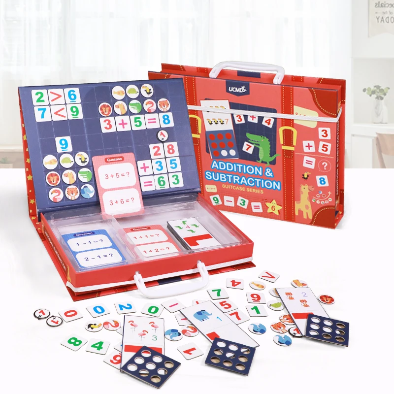 Customized Multi-function Counting Game Board Math Matching Cognition Educational Toy