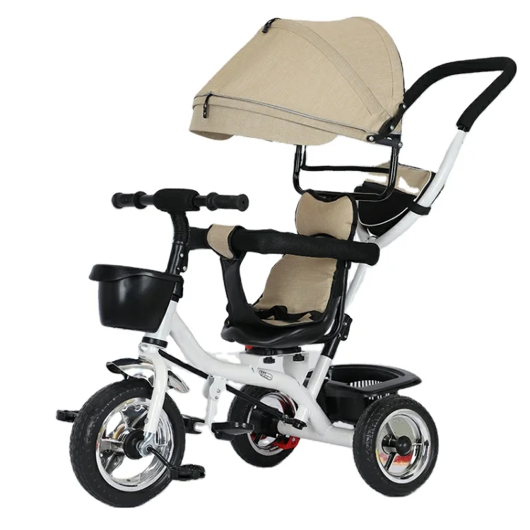 High Quality New Multi-functional Four-in-one Baby Tricycle Can Be Rotated and Can Lie Down for 1-6-year-old Folding Stroller