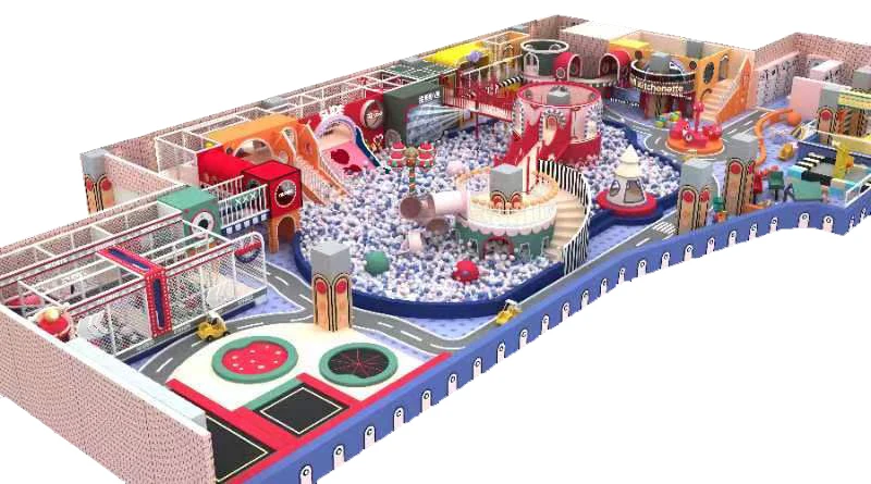 Indoor Space Theme Park Cheap Kids Plastic Inside Naughty Castle Games Ball Pits Playground Price Big Children Soft Play Center