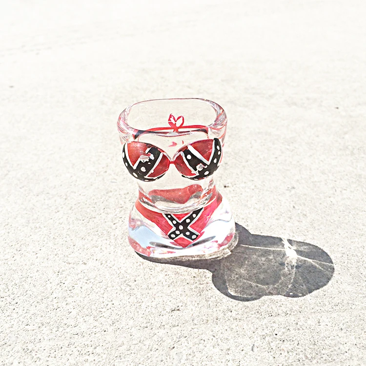 20ml unique shaped sexy women mini wine glass shot glass cup