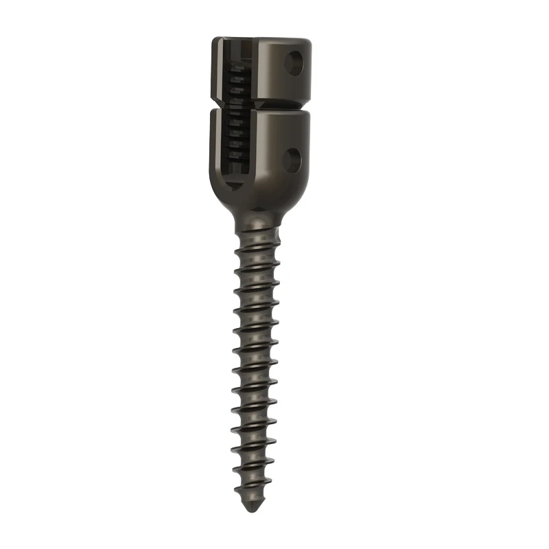 Bone Fixation Surgical Screw Monoaxial Pedicle Screw for Orthopedic Spine Titanium Screw Medical Spinal Implant