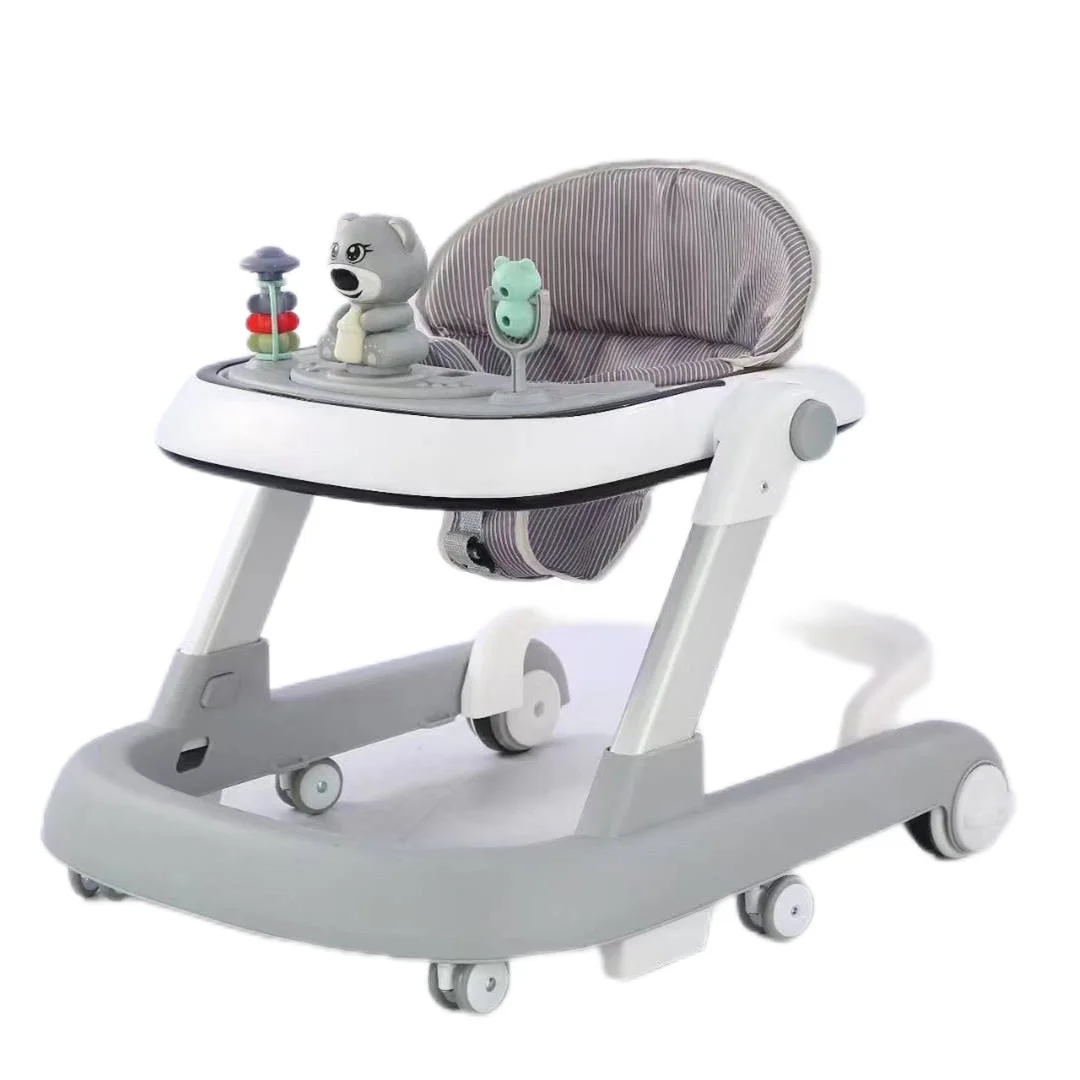 Cute hot selling 2 in 1 baby walker that can sit and be pushed by hand
