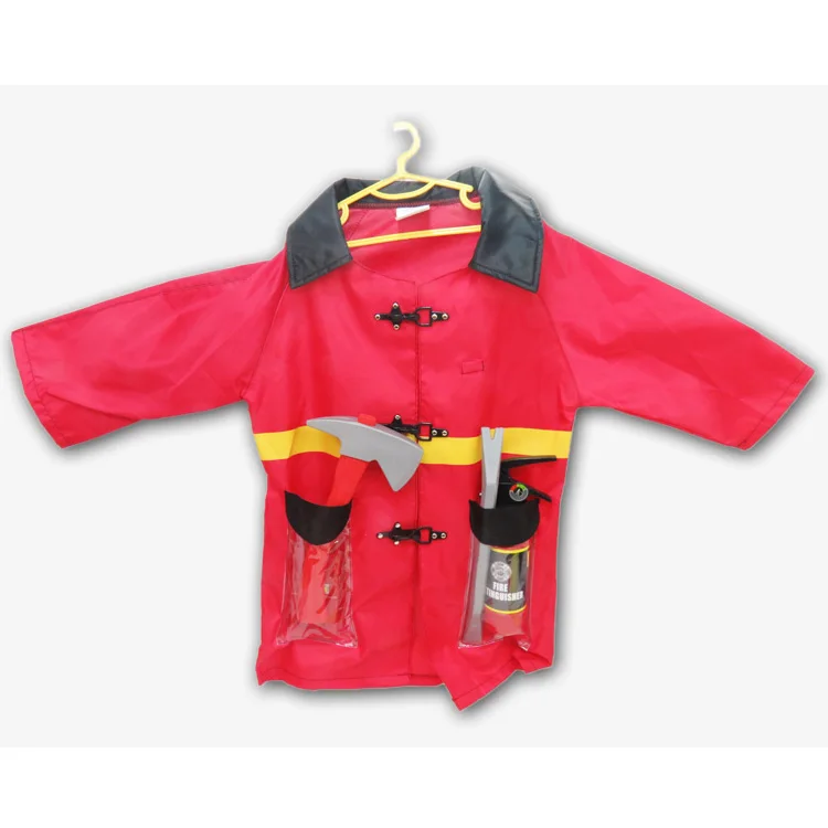 
high quality popular fireman costume kids 