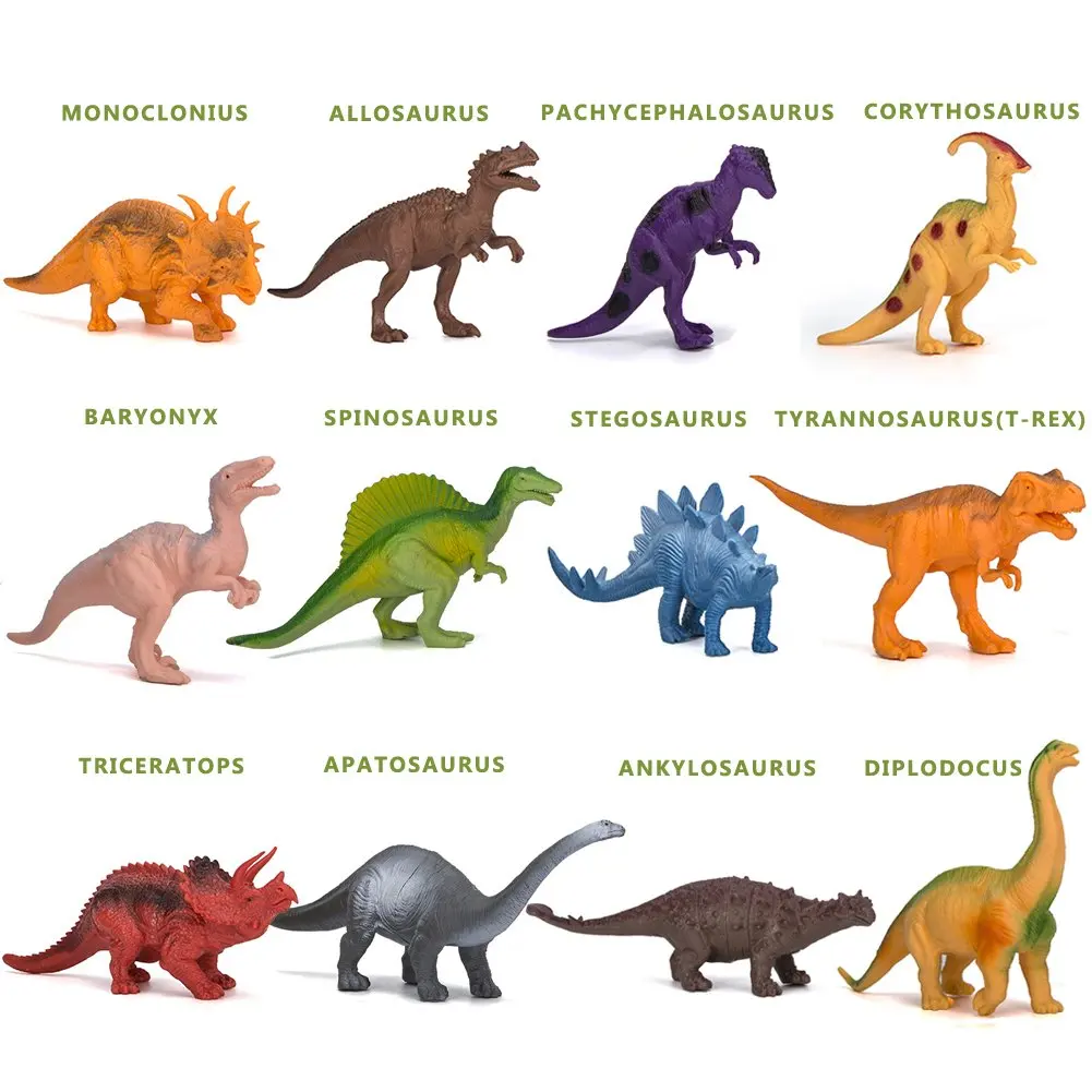 Hot Selling Safe material Dino Figures Set Toddler Realistic Dinosaur Toys for Kids
