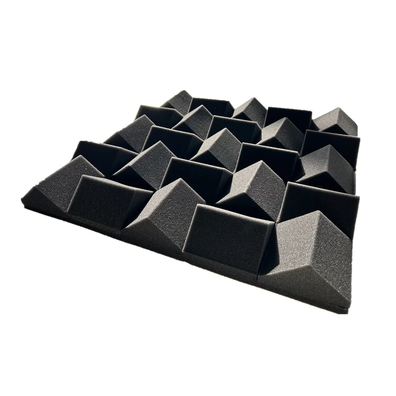 High Quality Fireproof Acoustic insulation foam Soundproof studio sponge with adhesive backing