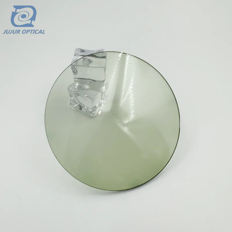 High Quality  Optical Lenses 1.56 Photogrey Color Tinted Green Lens Anti Blue Cut UV420 Sunglasses Lenses