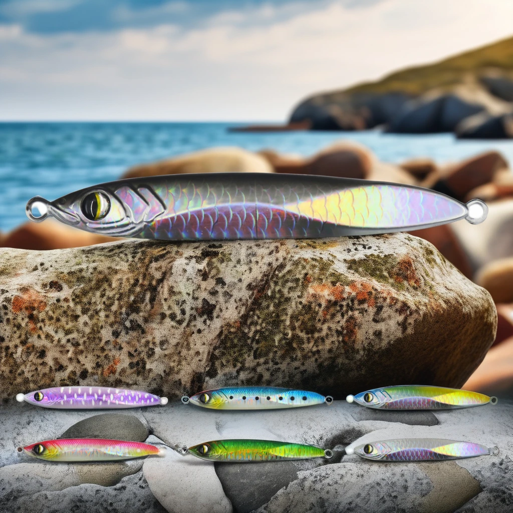 200g Saltwater Tuna Fishing Jigs Vertical Jigging Hard Lures Speed Slow Jigging Pitching Lures Metal Artificial Lures 40g Weight