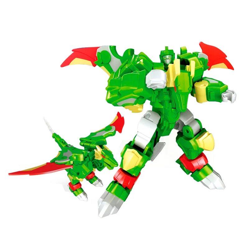 2023 New Kid Toy One-key Deformation Dinosaurs Robot Toys Automatic Transforming Robot Plastic Model Diecasts Toy