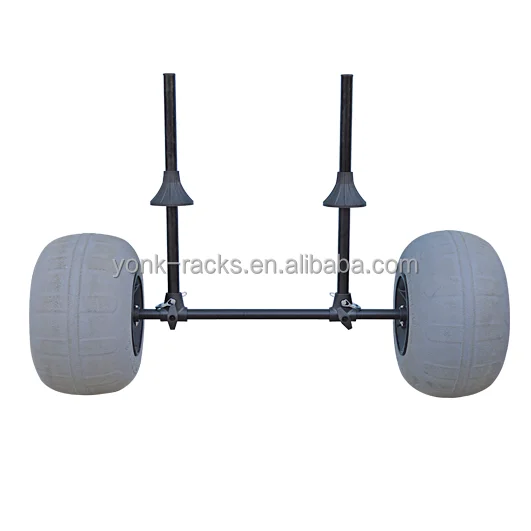 Yonk new aluminum Kayak Dolly/Kayak Cart sit on top kayak cart beach trolley with 12 inch balloon wheels
