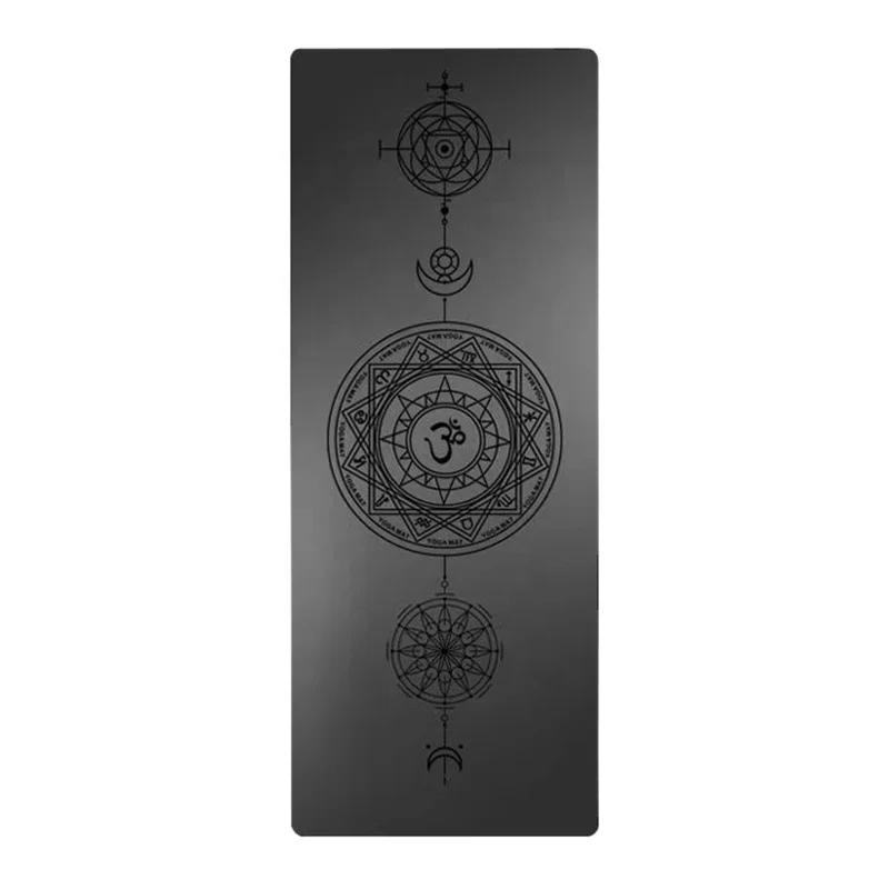 
Custom printed mats eco friendly pilates PU natural rubber yoga mat 