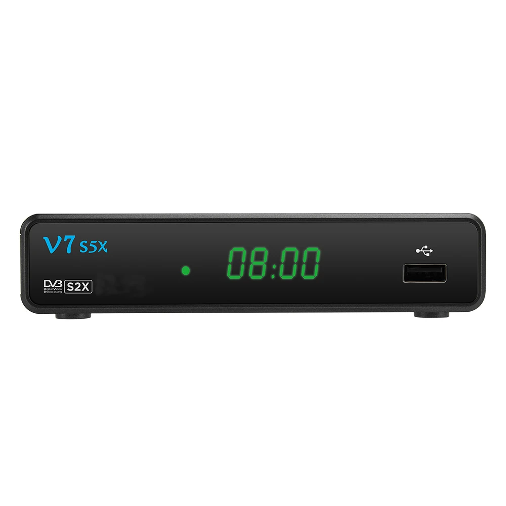 GTmedia V7 S5X поддержка DVB-S/S2/S2X H.265 AVS + однокабельная система 1080P USB Wifi адаптер BI SS автоматически изменяющийся Full PowerVu Декодер каналов кабельного телевидения V7S5X