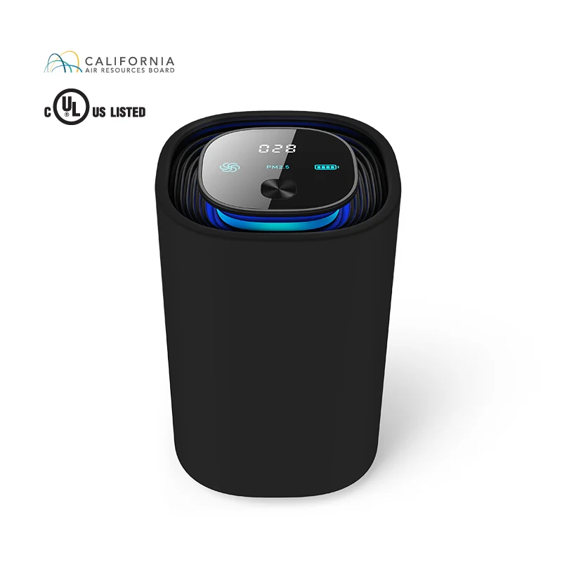 Premium OEM Small Portable C type Air Cleaner Desk Air Purifier Car Purifiers