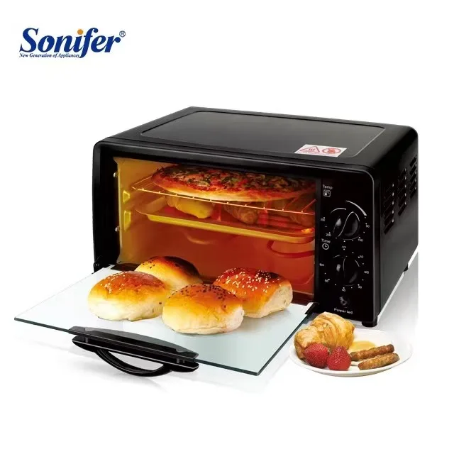 Sonifer SF-4010 оптовая продажа бытовая многофункциональная 10L Мощность нагрева термостата хлеб выпечки пиццы Мини электрическая духовка
