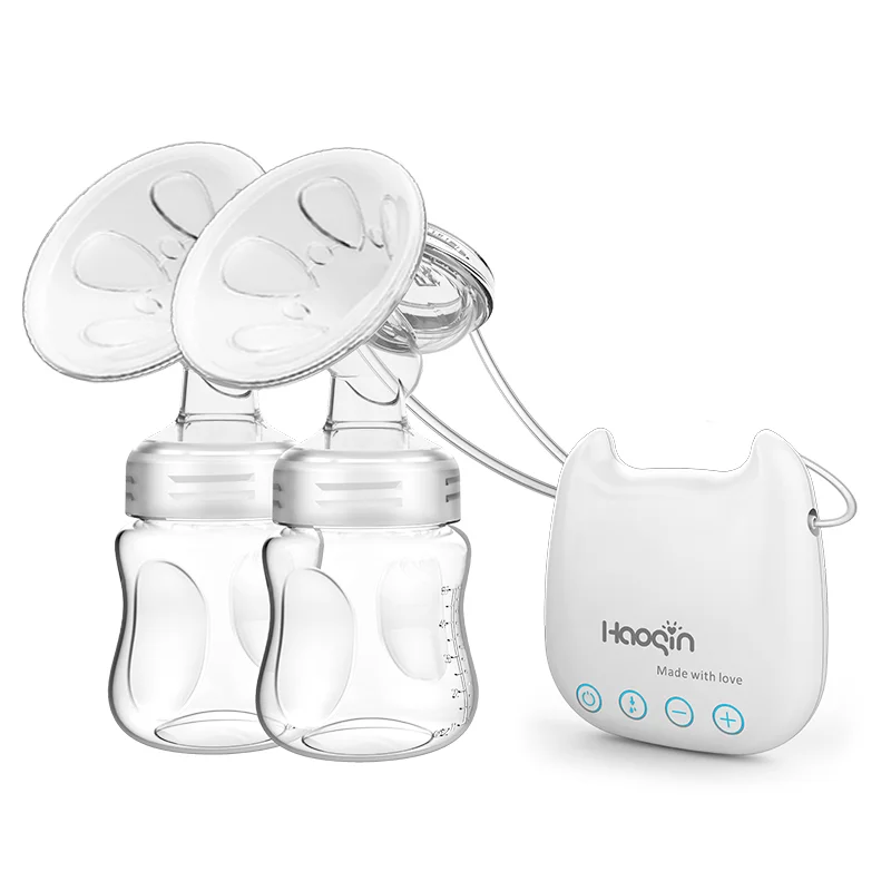 White cute breast pump electric double electric breast pump for portable electric milk pump integrated