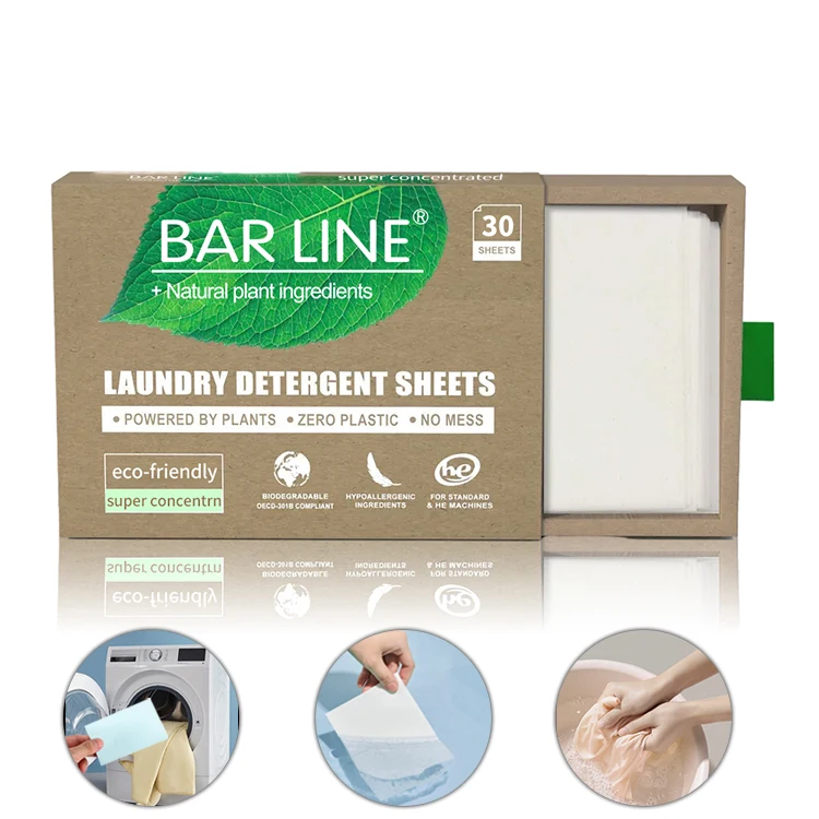 Hot sale  Laundry Sheet  Concentrated Laundry Detergent  Paper Sheets laundry detergent sheets lavender