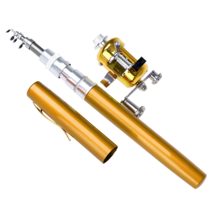 Mini pen rod hai rod fishing tackle new ice fishing  gift rod