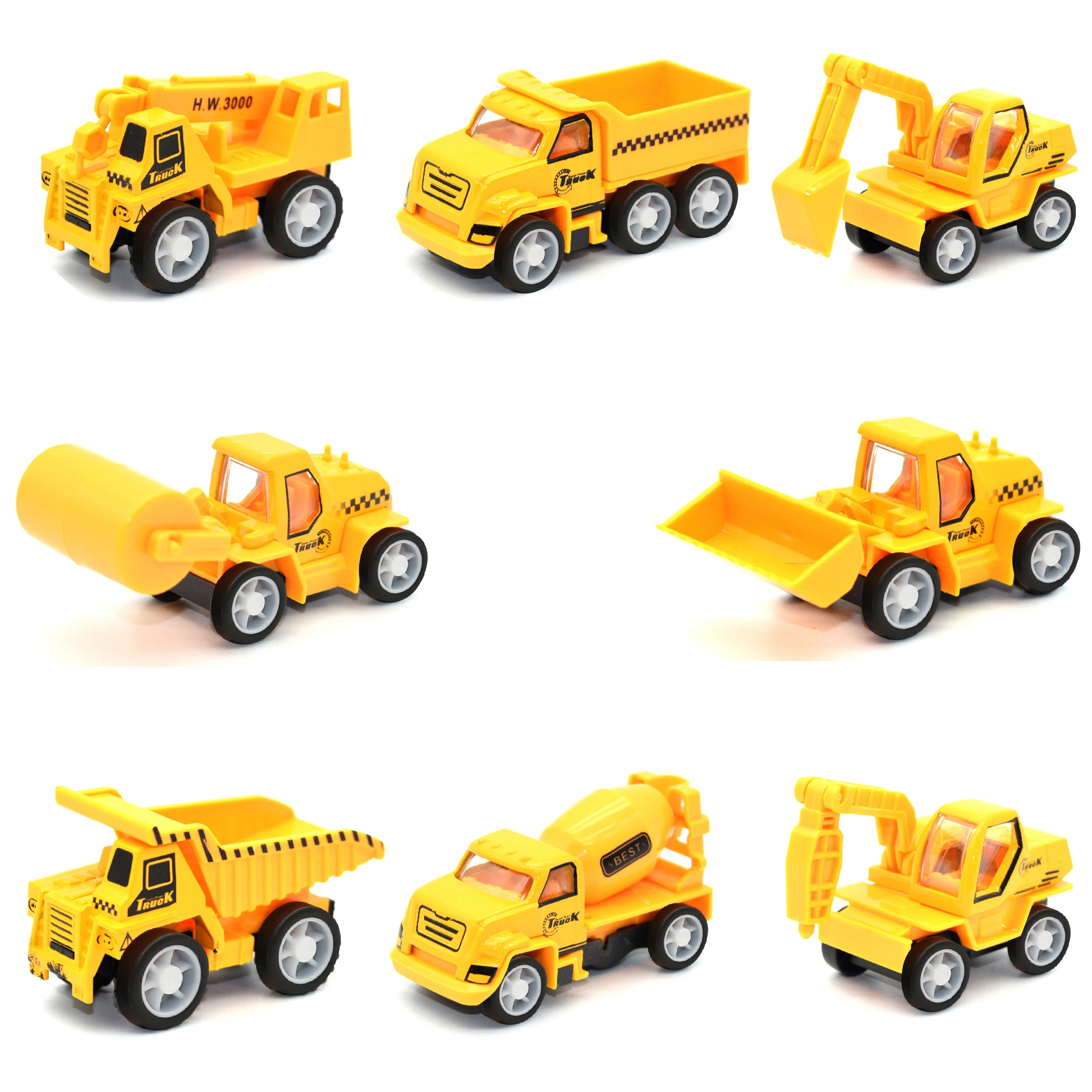 1:64 Die-casting Engineering Vehicle Alloy Car Model Diecast Car Toy Vehicles Diecast Toys For Kids With Various Packaging
