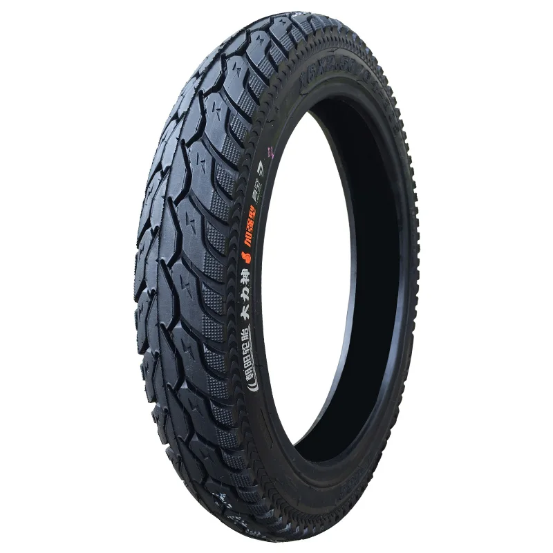 
CHAOYANG chinese motorcycle tubeless tyre 16*2.50 16x2.50 6PR H666 moto tires E-bike non-slip tire 