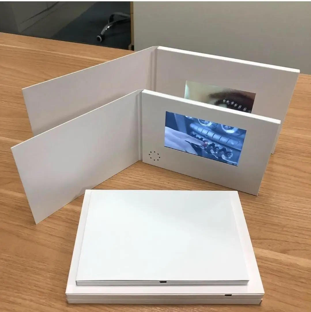 full color printing custom product 7inch screen memorial digital album