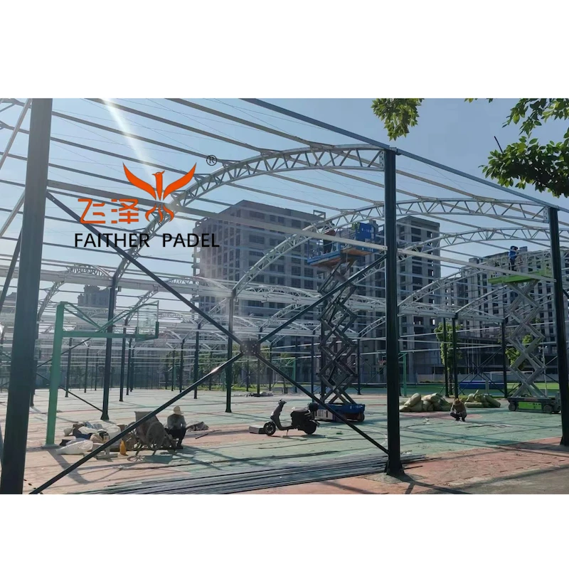 Classic Long-lasting Anti-corrosion Padel Courts Cover Paddle Tennis Tent to Tennis Clubs and Sports Clubs