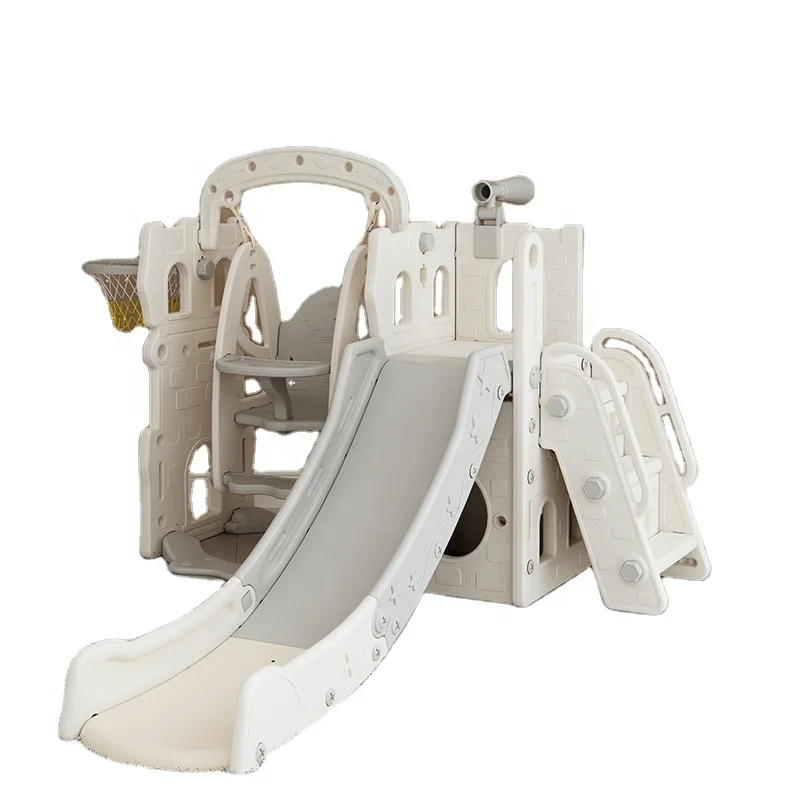 New  swing and slide set for baby  colorful slides for kids playground children game