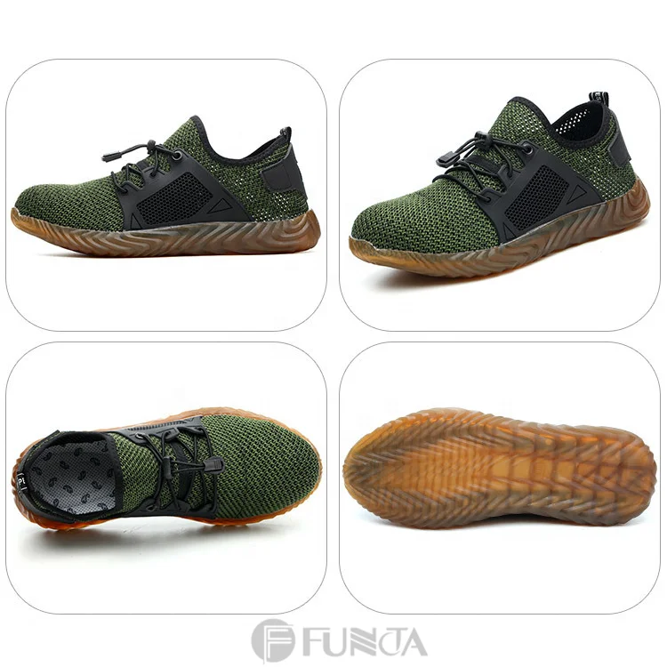 FUNTA Good quality steel toe safety shoes working shoes steel plate anti-slip