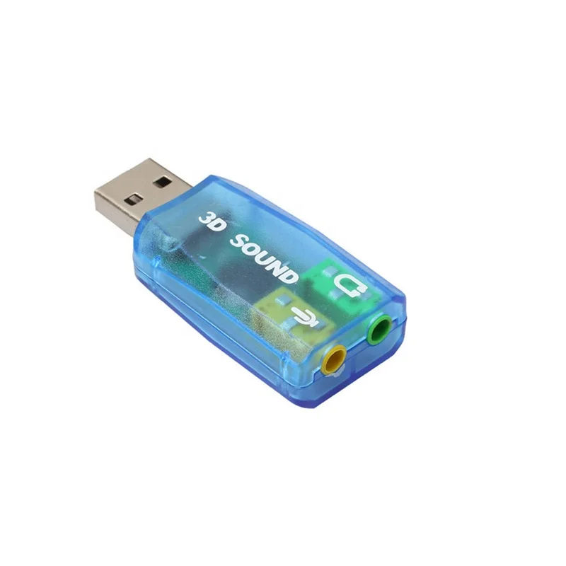 Внешняя USB звуковая карта 5 1 каналов 3