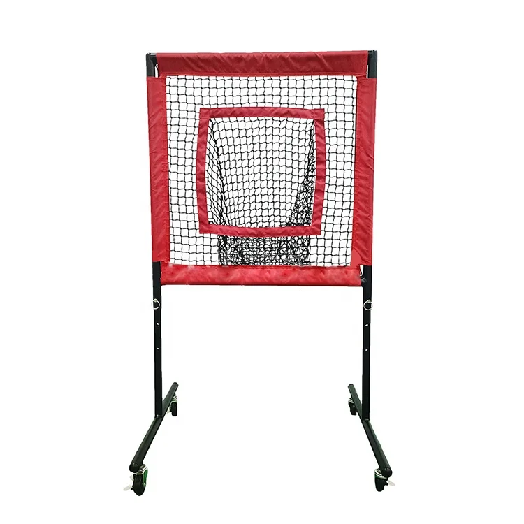 Multi-Sport Adjustable Portable Golf Net 1-Hole Baseball And Softball Practice Net With Wheel