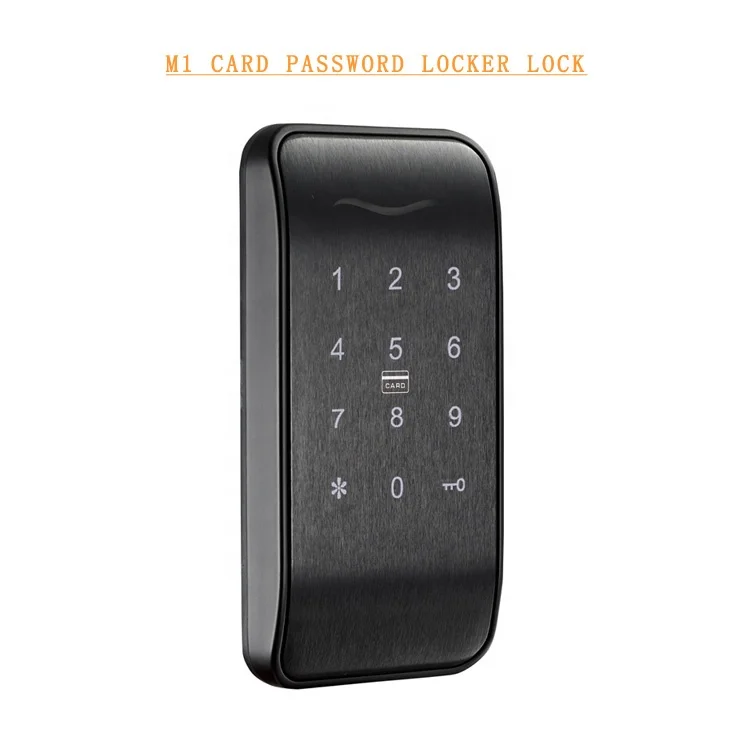 Zinc alloy rf card password metal cabinet lock sensor card rfid cabinet lock locker lock