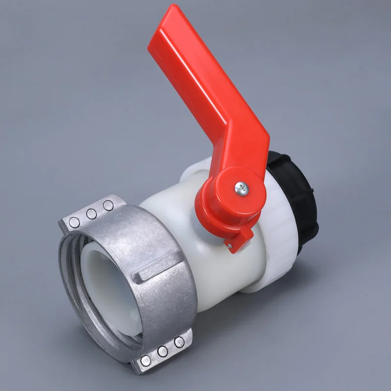 DN60 80mm Ball Valve For IBC Tank Acid And Alkali Resistant Plastic Water Container Valve Fitting