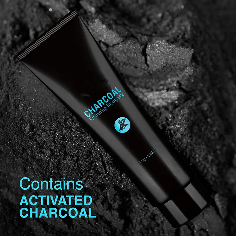 Private Label Whitening Activated Charcoal Teeth Toothpaste