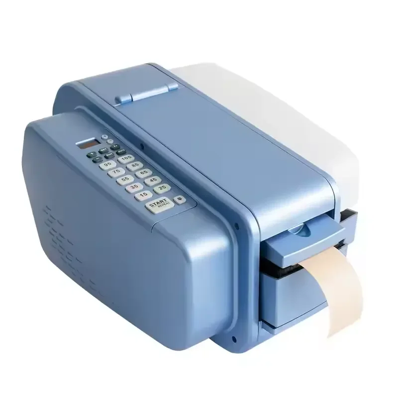 YJNPACK Top Suppliers Mini Print Logo Automatic Water Activated Gummed Paper Kraft Packing Tape Dispenser