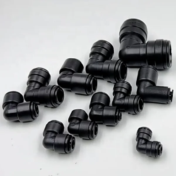 4\6\8\10\12\15\22mm elbow quick insert metric POM material