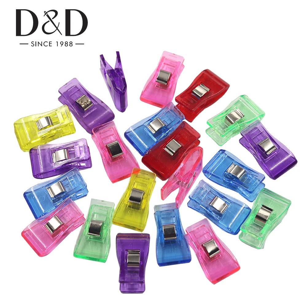 Multipurpose Sewing Clips Plastic Axe Clips for Needlework Crafting Crochet and Knitting Quilting Sewing Supplies