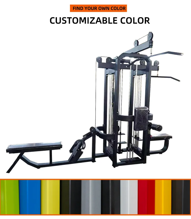 Multi function gym equipment 5 station strength training machine