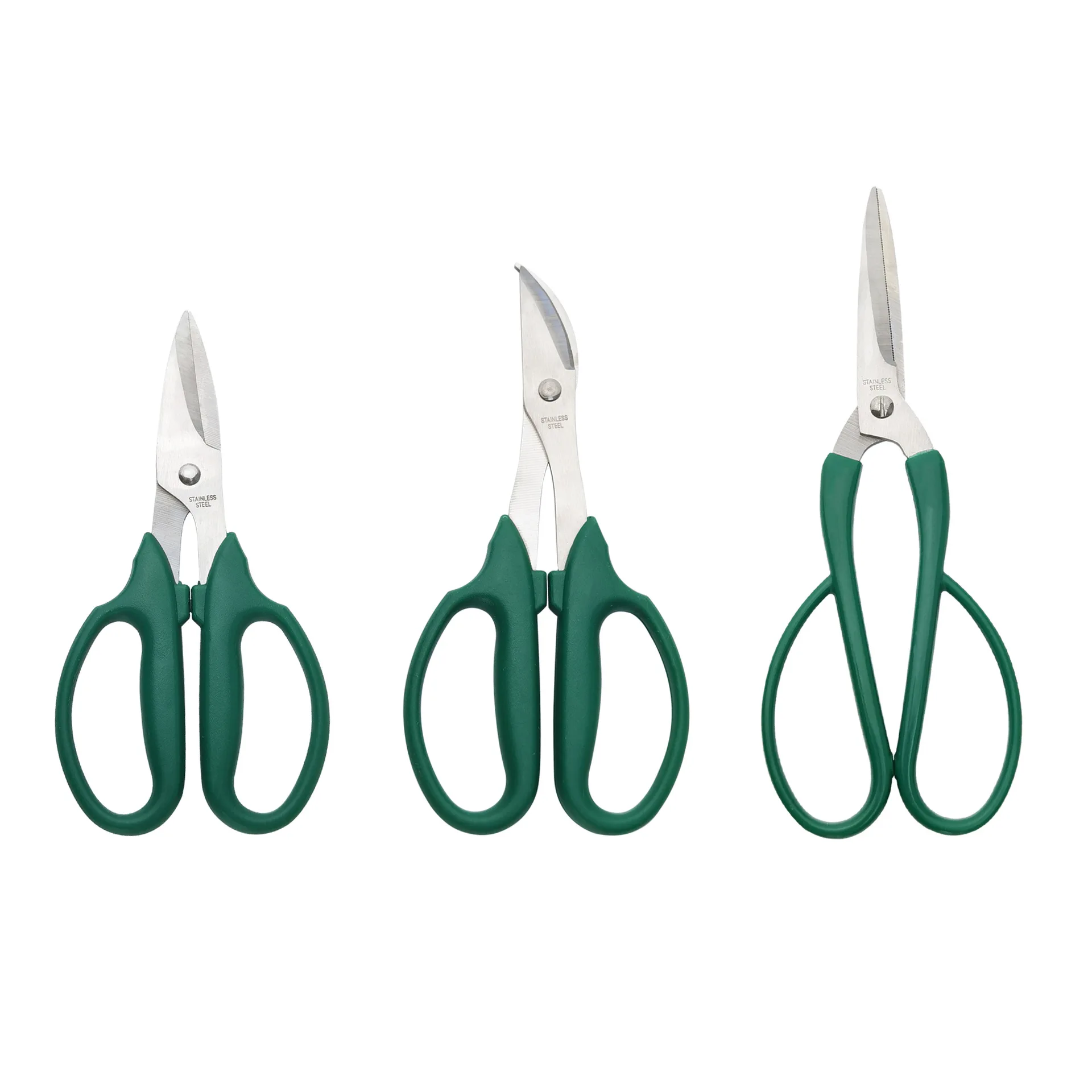 Wholesale Professional 3-Piece Garden Pruner Set Bonsai Scissors Graft Scissors Pruning Shears