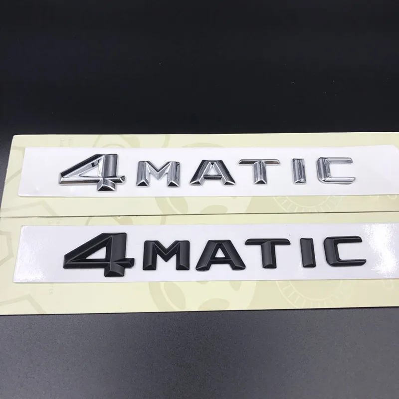 3D ABS Car Styling Emblem Badge Sticker Chrome Letters For Mercedes Benz GLE 350 4matic W220