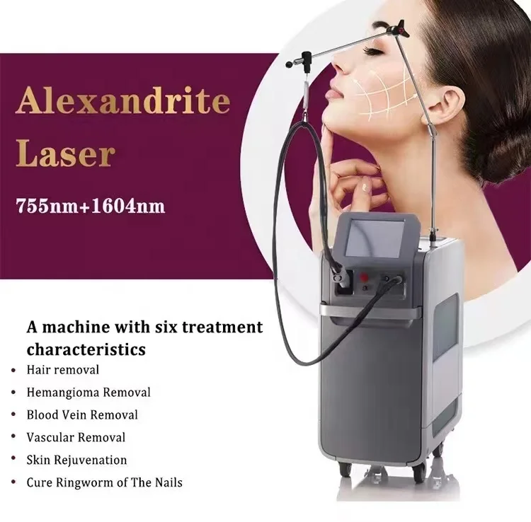 Factory Direct 1064nm pico alexandrite 755 Alexandrite laser hair removal All skin type Hair Remover
