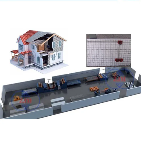 China Competitive Price 150mm EPS 3D Panel Production Line