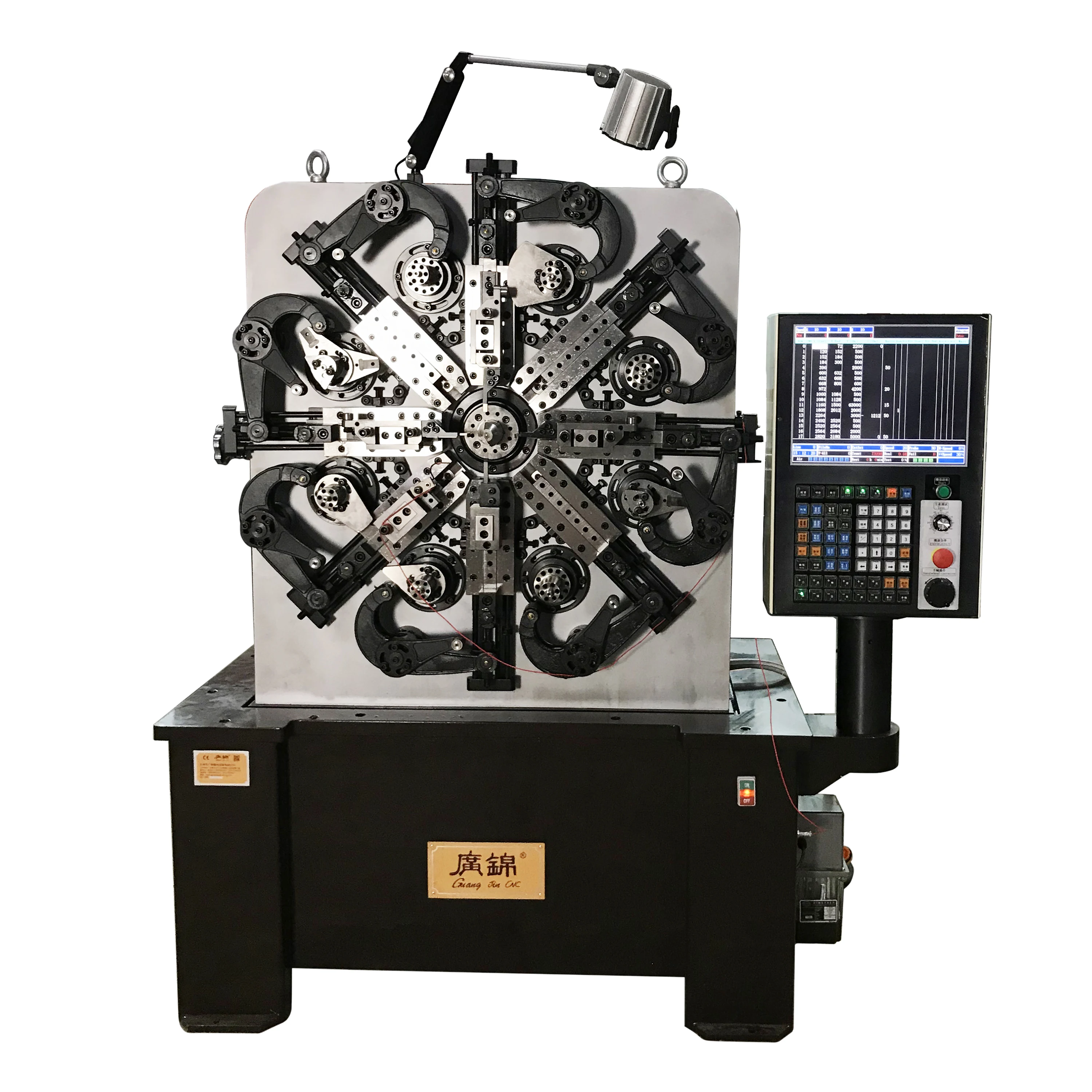 CNC Automatic Wire Forming Machine Helical Enameled Flat Copper Wire Roll Bending Winding Coil For New Energy Vehicles