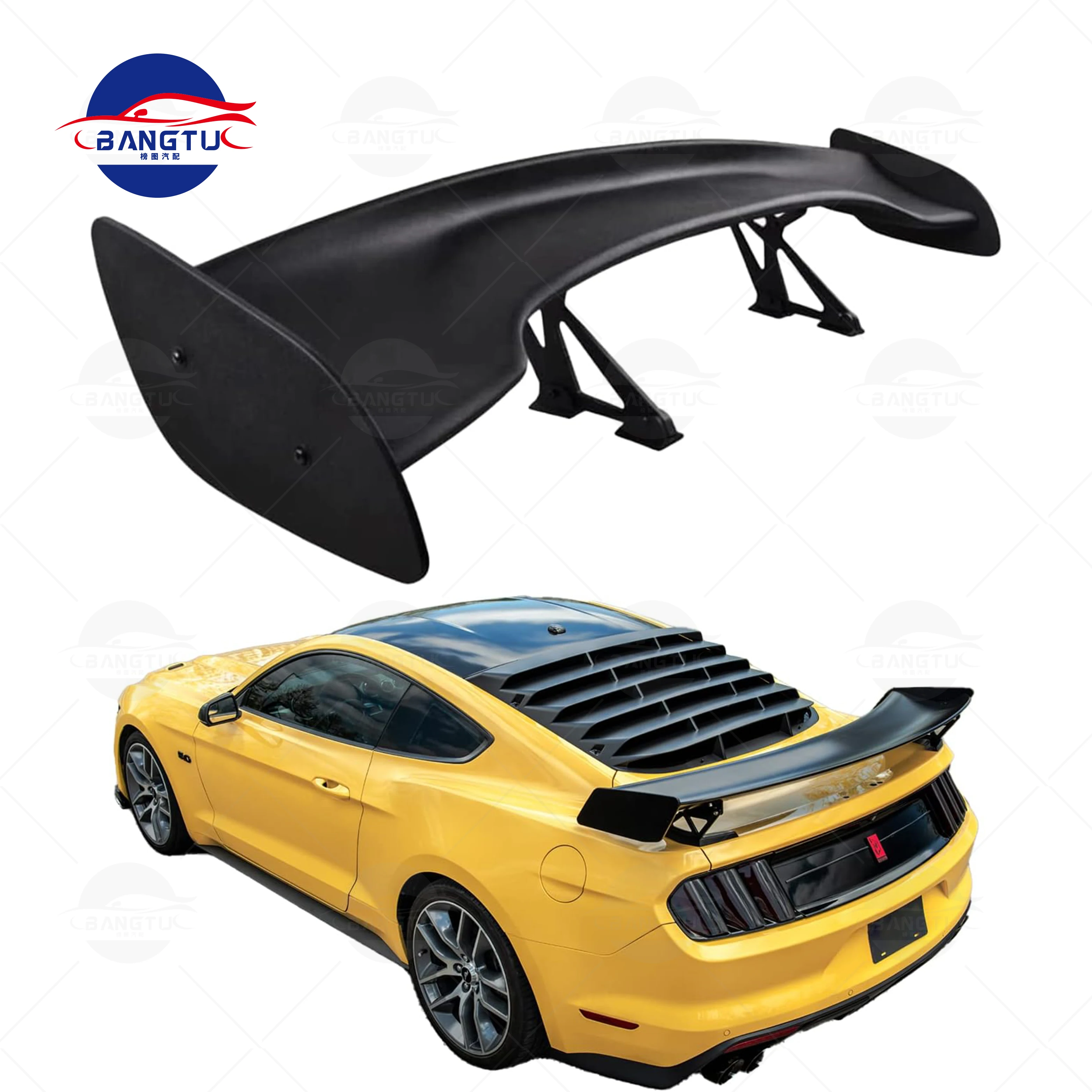 Universal ABS Adjustable Wide GT-Style GT Trunk Spoiler Wing