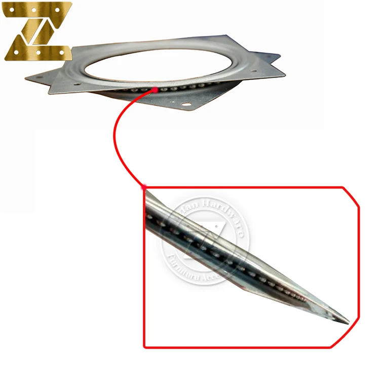 4 inches lazy susan hardware plate metal full ball bearing turntable swivel plate furniture accessories