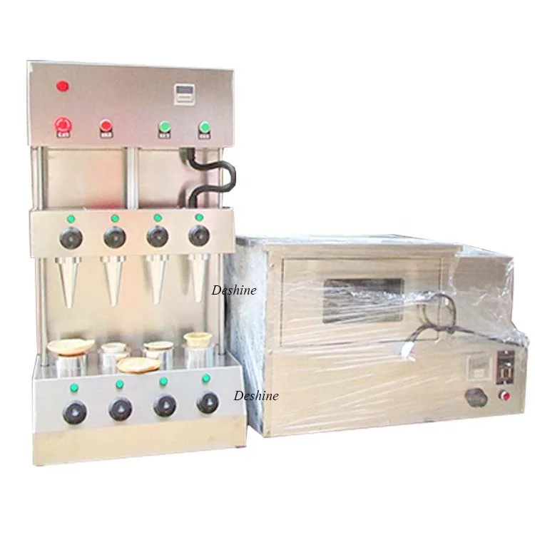 Electric pizza cone maker/ cone icecream machine/pizza making line