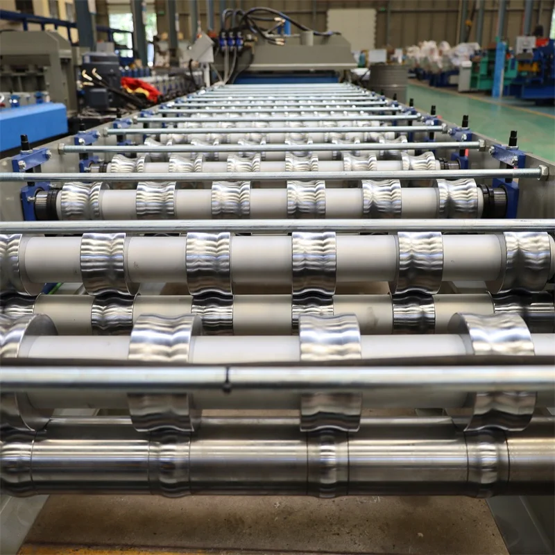 High Quality Automatic Colour Glazed Tile Metal Steel Roof Panel Roll Forming Machine
