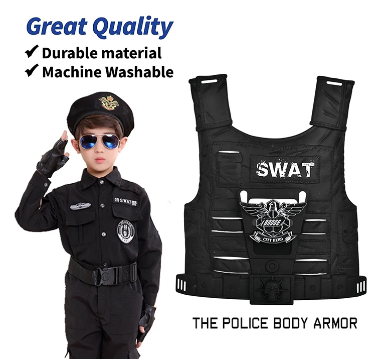 Wholesale Cheap Kids Toys Cosplay Set Police Accessories Police Toy Set