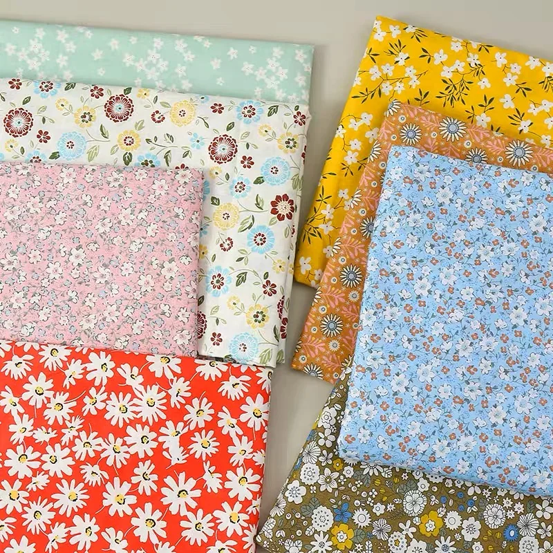 Supplier Directly Wholesale Customized Small Flower Printed Liberty London  Cotton Fabric